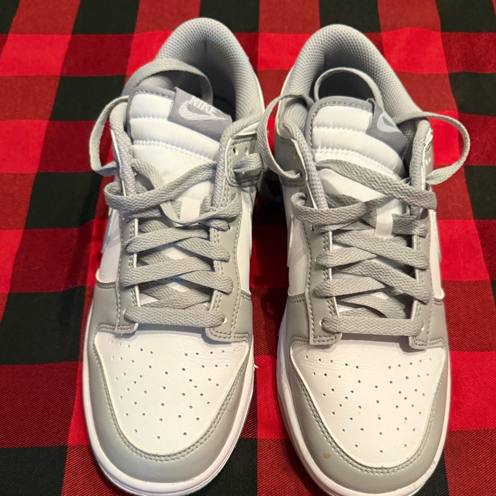 Nike Dunks, Low, Retro Gray and White
